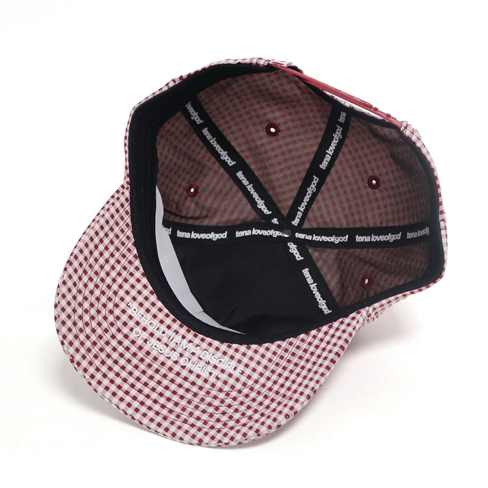JLY UNHAT | RED GINGHAM
