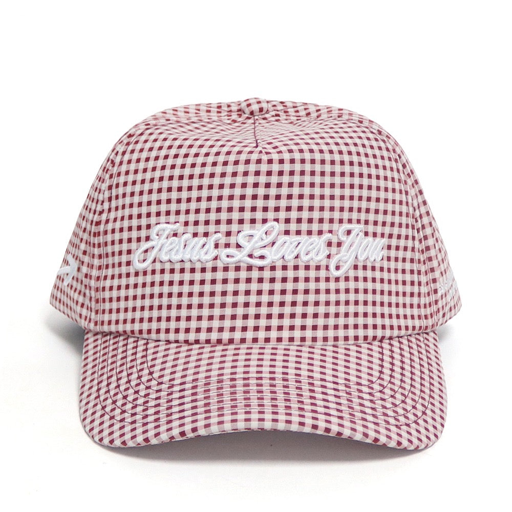 JLY UNHAT | RED GINGHAM