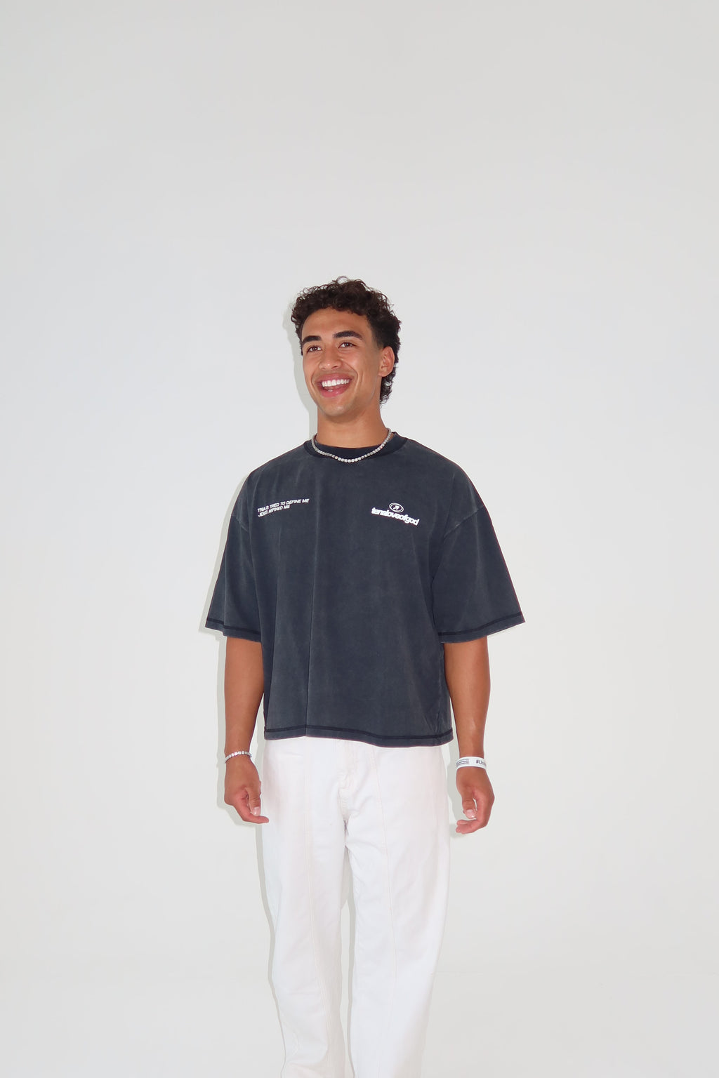*PRE-ORDER* (9 WEEKS) - GGM CROP TEE | ASH