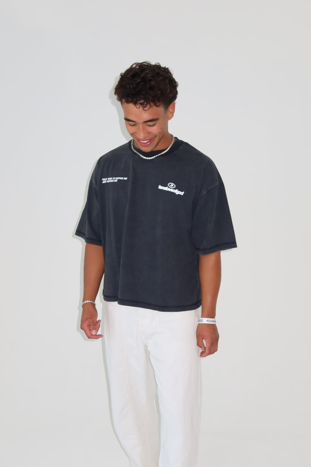 *PRE-ORDER* (9 WEEKS) - GGM CROP TEE | ASH