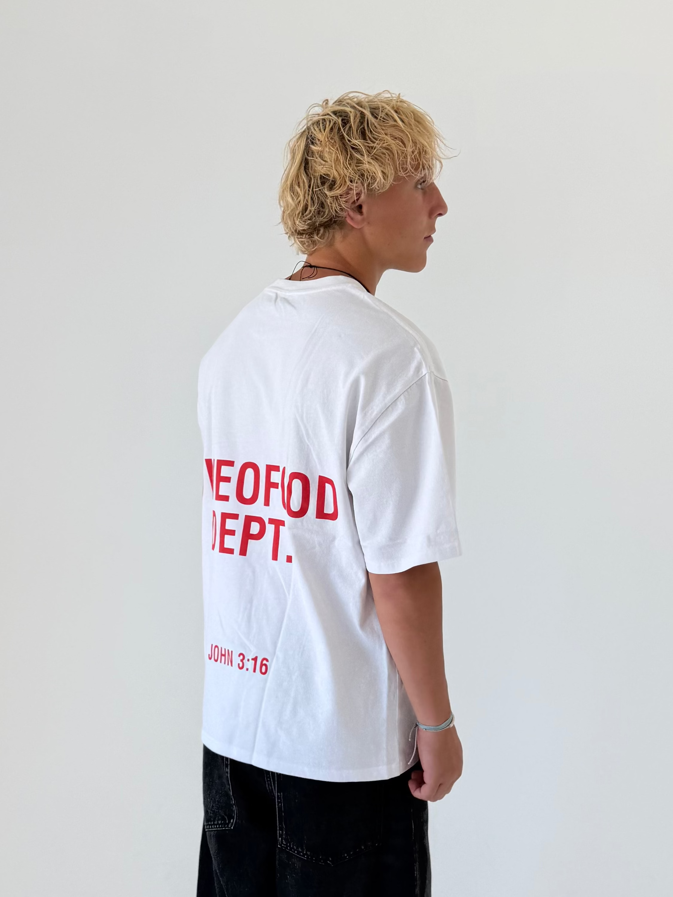 DEPT CROP TEE | FLAME